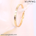 91905 - Xuping ювелирные изделия 18k позолоченный большой круглый обруч серьги 